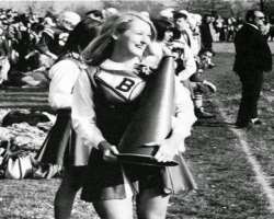 She was a cheerleader at Bernards High School Mountaineers and also became homecoming queen for her senior year in the school She was a cheerleader at Bernards High School Mountaineers and also became homecoming queen for her senior year in the school.